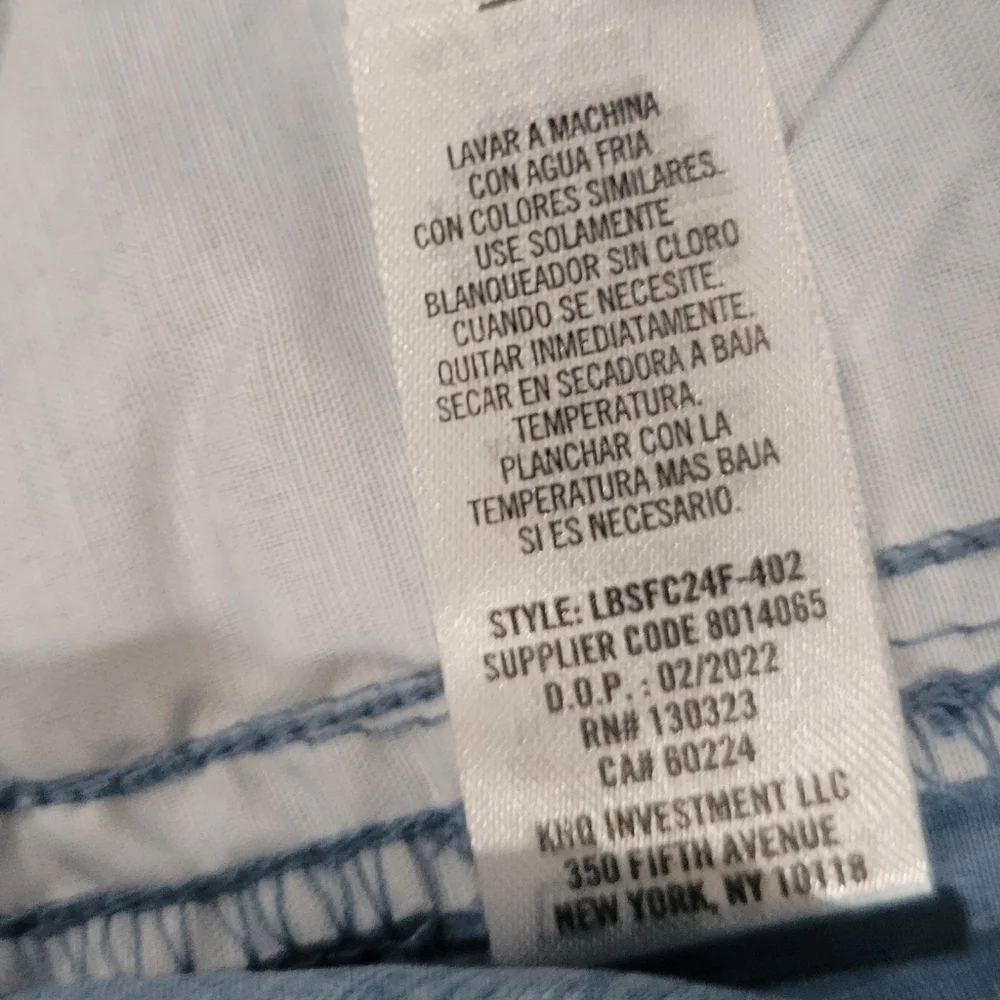 Lucky Brand Coronet Blue Shorts elasticized waistband Size 14/16